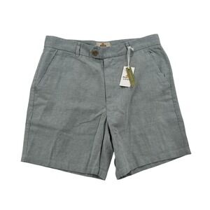 Marine Layer Hemp Resort Short Mens 30 Grey Mist Blue NEW 7 Inch Inseam 17461